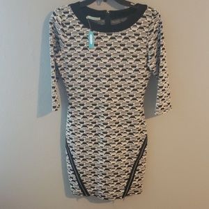 Black and white dress